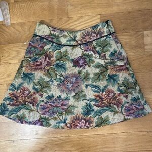 Free People embroidered A line Skirt 0